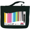 Marqueurs - Feutres à alcool - Double pointe - Graph'it - Trousse de 24 couleurs