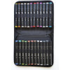 Marqueurs - Feutres à alcool - Double pointe - Graph'it - Trousse de 24 couleurs
