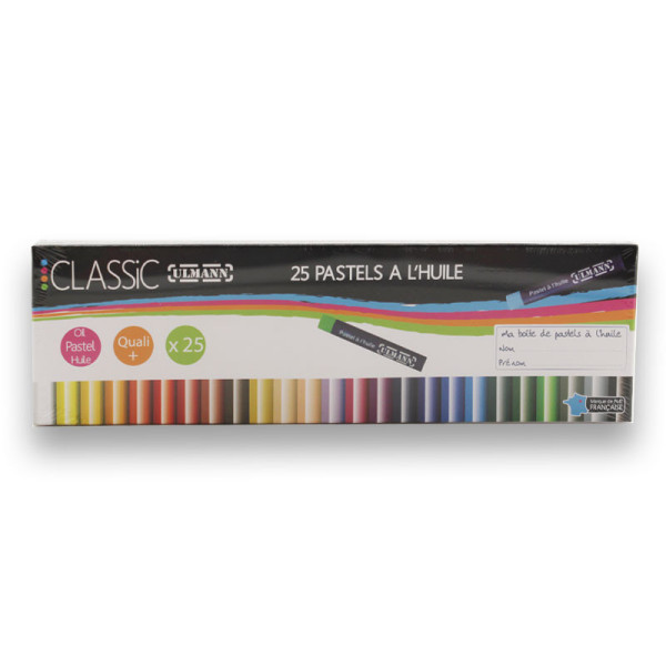 Boîte de 25 pastels à l'huile Ulmann assortiment
