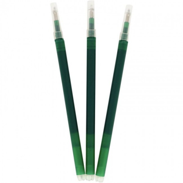 Lot de 3 recharges encre gel effaçable pour stylo R-Pen vert