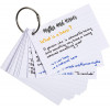 Lot de 50 flashcards bristol pour révisions A6 148x105mm Exacompta