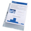 Bloc de 50 pochettes perforées en plastique transparentes lisses A4 Exacompta