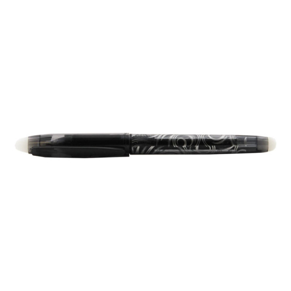 Boîte 12 stylos encre gel effaçable R-Pen noir pointe moyenne 0.7mm