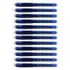 Boîte 12 stylos encre gel effaçable R-Pen bleu pointe moyenne 0.7mm