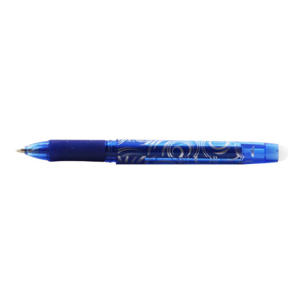 Boîte 12 stylos encre gel effaçable R-Pen bleu pointe moyenne 0.7mm