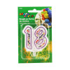 Bougie anniversaire nombre 18