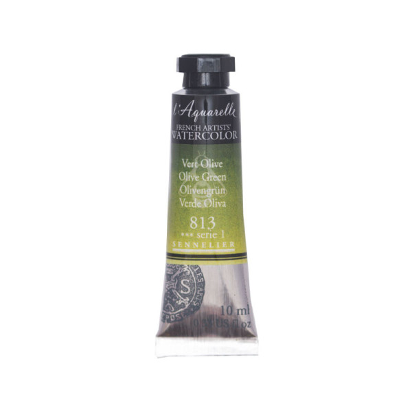 Aquarelle extra-fine - Vert olive - tube 10 ml - Sennelier