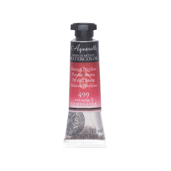 Aquarelle extra-fine - Marron Pérylène - tube 10 ml - Sennelier