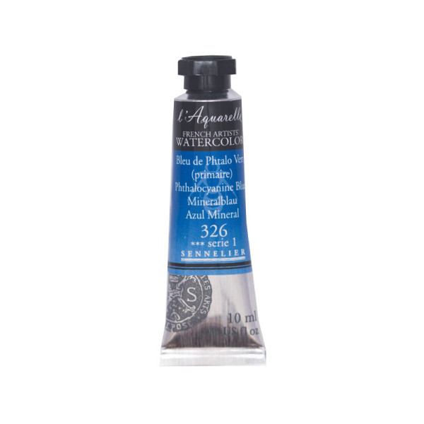 Aquarelle extra-fine - Bleu de Phtalo Vert - tube 10 ml - Sennelier
