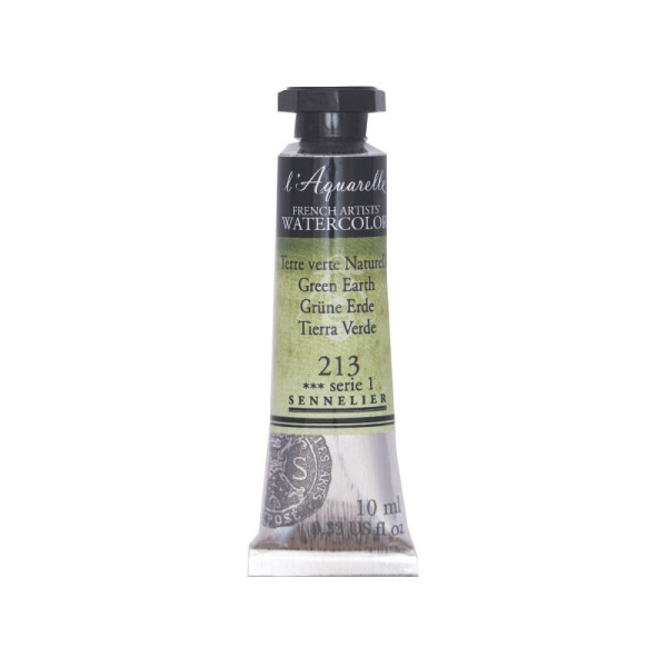 Aquarelle extra-fine - Terre Verte Naturelle - tube 10 ml - Sennelier
