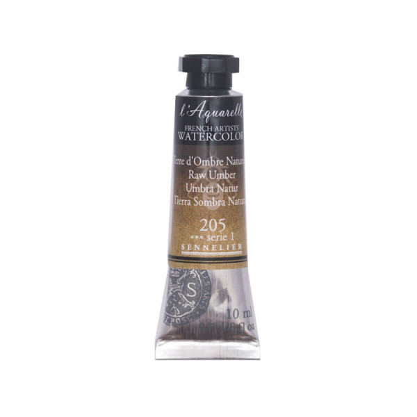 Aquarelle extra-fine - Terre Ombre Naturelle - tube 10 ml - Sennelier