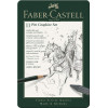 Boîte métal 11 crayons graphite Pitt Graphite Faber Castell