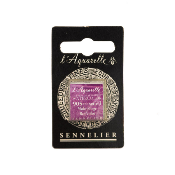 Aquarelle Extra-Fine 1/2 Godet Violet Rouge Sennelier