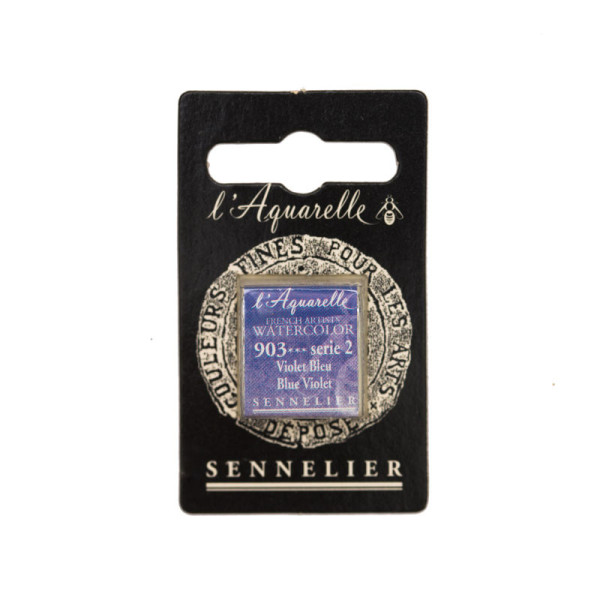 Aquarelle Extra-Fine 1/2 Godet Violet Bleu Sennelier