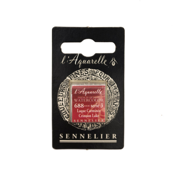 Aquarelle Extra-Fine 1/2 Godet Laque Carminée Sennelier
