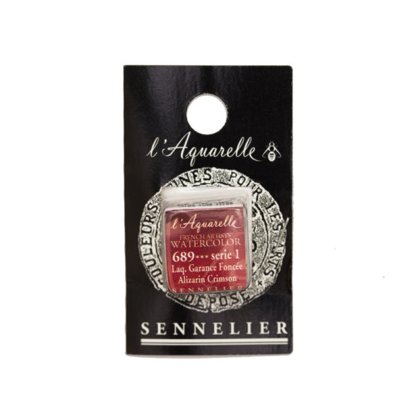 Aquarelle Extra-Fine 1/2 Godet Laque Garance Foncé Sennelier