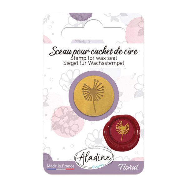 photo - Sceau pour cachet de cire - Pissenlit - Fleur - Carterie - Loisirs créatifs - Aladine