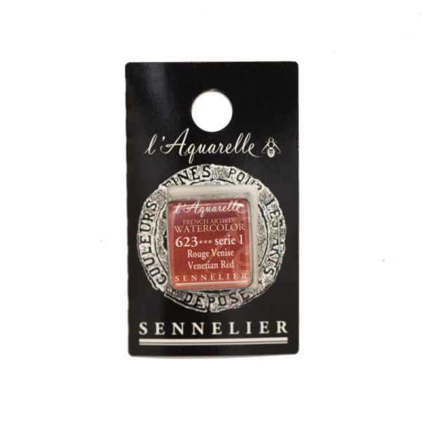 Aquarelle Extra-Fine 1/2 Godet Rouge Venise Sennelier