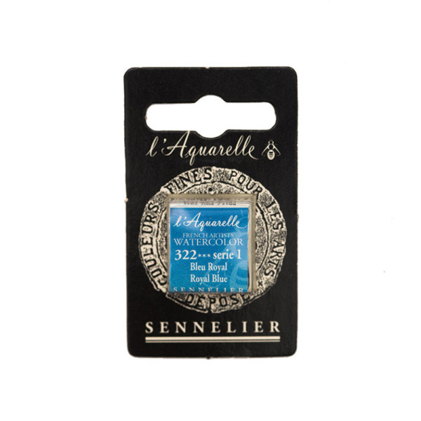 Aquarelle Extra-Fine 1/2 Godet Bleu Royal Sennelier