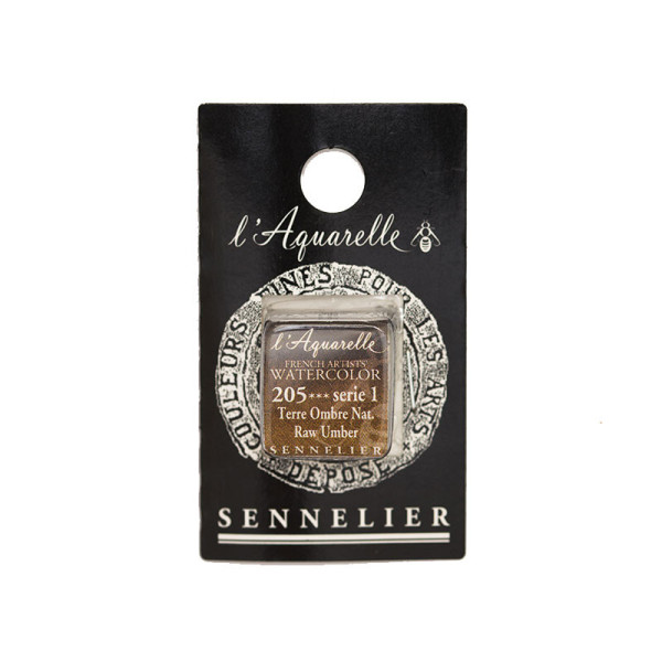 Aquarelle Extra-Fine 1/2 Godet Terre ombre naturelle Sennelier