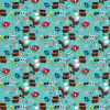 3 feuilles de papier Décopatch 30 x 40 cm motif pirate