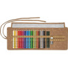 34 crayons de couleur Polychromos trousse rouleau Faber-Castell
