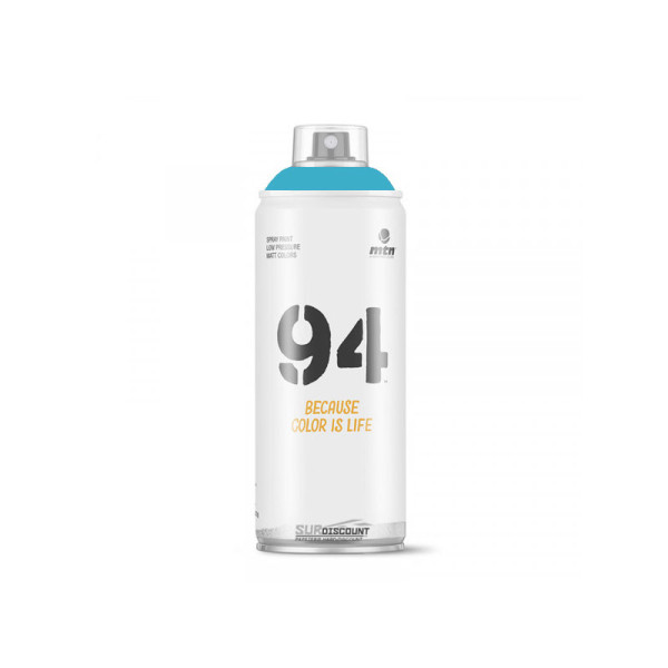 Bombe de peinture MTN 94 - bleu cyan | Artmania