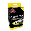 Canon PGI-550XL CLI-551XL pack de 5 cartouches compatibles C-551XL UpPrint
