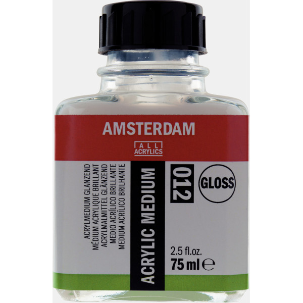 Médium - Peinture acrylique - Brillant - Amsterdam - Flacon 75ml