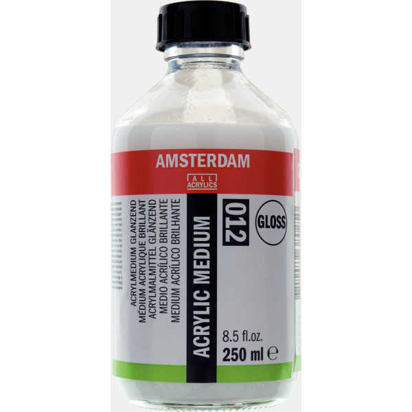 photo - Médium - Peinture acrylique - Brillant - Amsterdam - Flacon 250ml