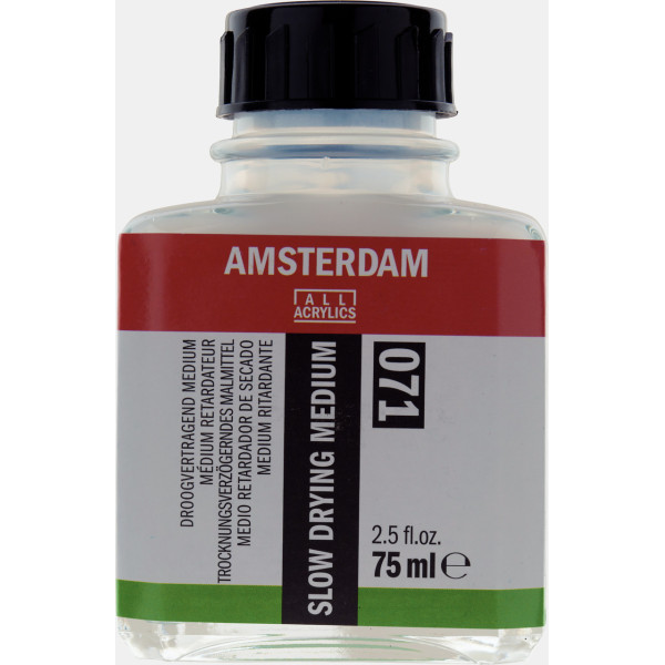 photo - Médium - Séchage lent - Retardateur - Peinture acrylique - Amsterdam - Flacon 75ml