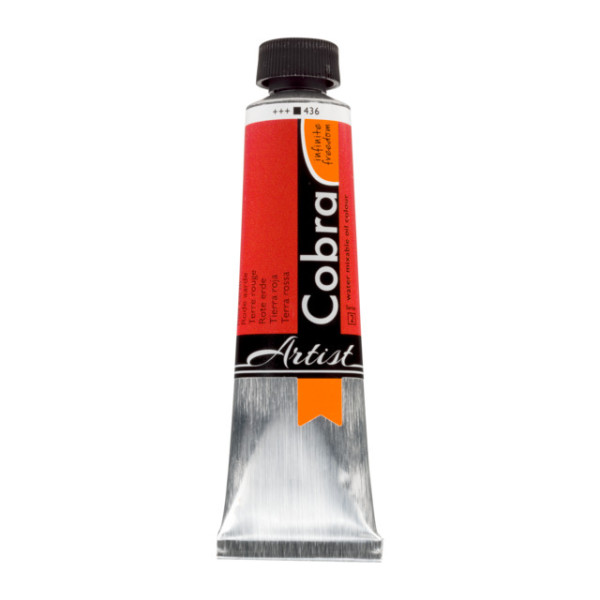 photo - Peinture à l'huile - Cobra - Artist - Terre rouge - 436 - Tube de 40ml