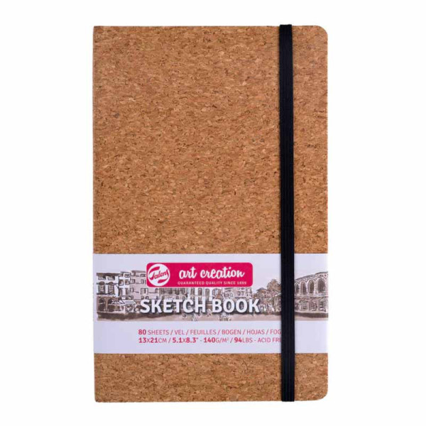 Carnet - Croquis - Dessin - Notes - 13x21cm - 80pages - Couverture en liège