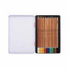Crayons de couleur - 12 teintes basiques - Mine épaisse - Boite métal - Bruynzeel