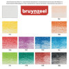 Crayons de couleur - 12 teintes basiques - Mine épaisse - Boite métal - Bruynzeel