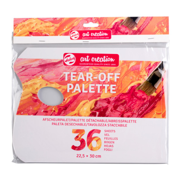Palette détachable - Papier huilé et imperméable - 22,5x30cm - 36 feuilles - Art creation