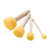 Pinceaux en mousse - Eponges pour peinture - 4 tailles assorties - Art creation