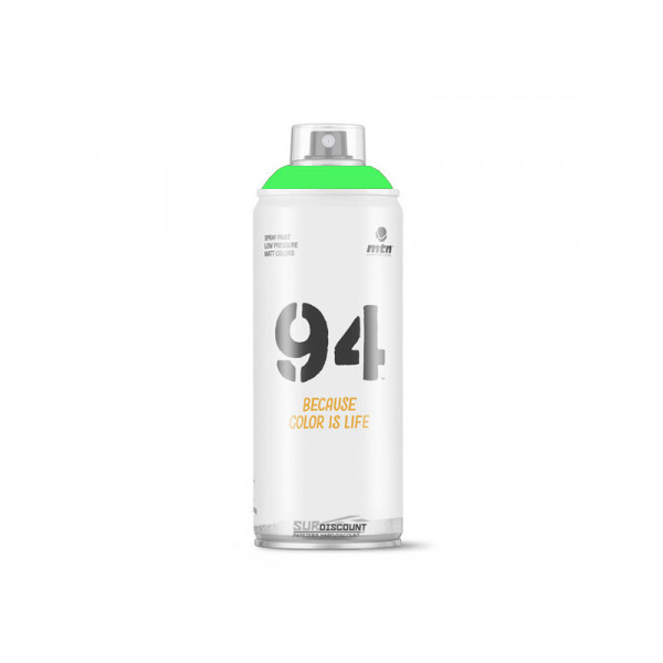 Bombe de peinture MTN 94 - vert fluorescent | Artmania
