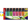 photo-Pochette de 8 surligneurs STABILO BOSS ORIGINAL - assortiment fluo
