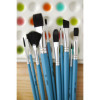 2 pinceaux - Spalter - Plat - Aquarelle - Imitation petit-gris - Pébéo