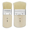 Spalters - Pinceaux - Plat - Extra-court - Acrylique - Huile - Soie beau-blanc - Pébéo