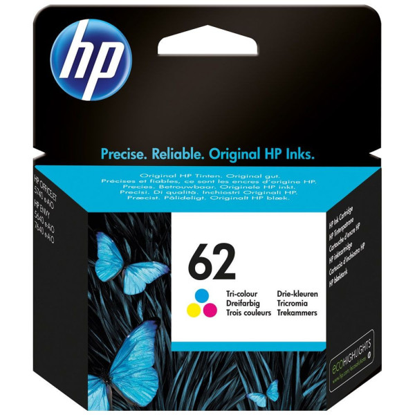 Cartouche d'imprimante HP 62 couleur