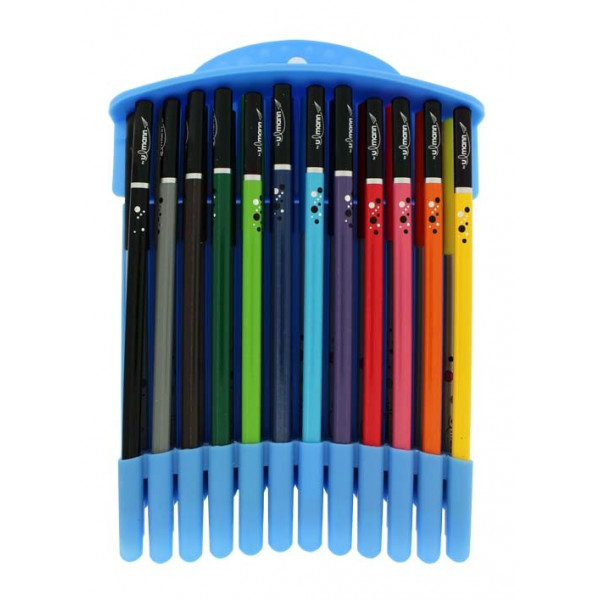 Acheter Colorbox Boîte De 12 Crayons Triangulaires De Couleur Et 12 Feutres Lavable Ulmann