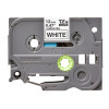 Ruban étiquettes auto-adhésives Brother TZe231 12mm noir/blanc