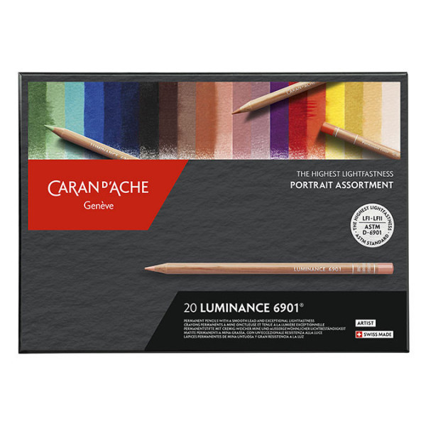 Boîte de 20 crayons de couleur Luminance 6901 Carand'ache