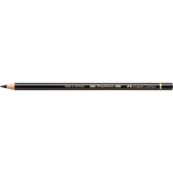 Crayon de couleur noir Polychromos Faber-Castell