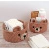 Kit crochet - 2 corbeilles à réaliser - Modèle ours - Loisirs créatifs - Graine créative
