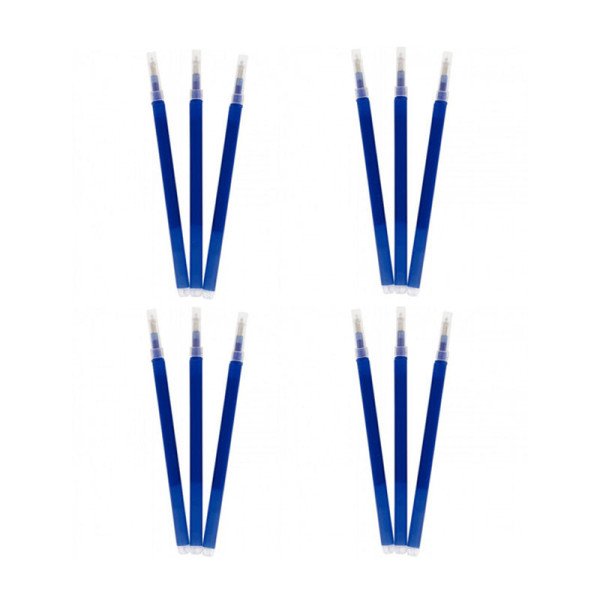 Lot de 12 recharges encre gel effaçable pour stylo R-Pen bleu