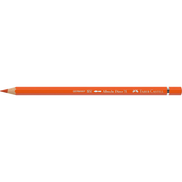 Crayon de couleur orange cadmium foncé aquarellable Albrecht Dürer Faber-Castell