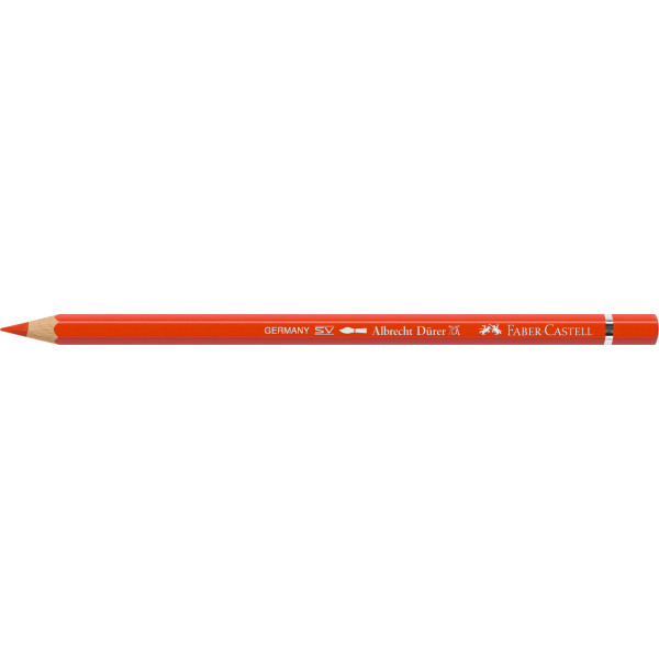 Crayon de couleur rouge cadmium clair aquarellable Albrecht Dürer Faber-Castell